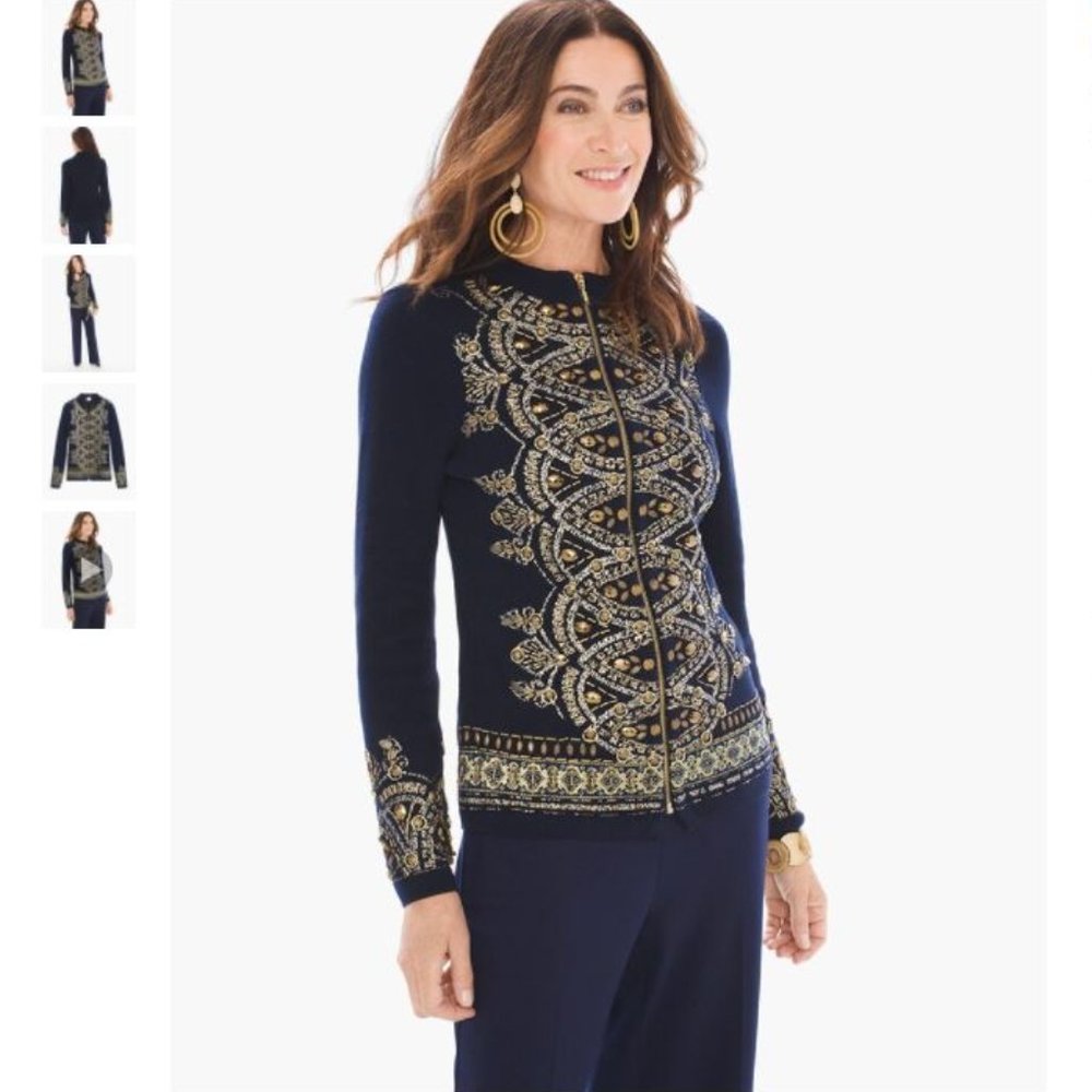 NWT Chico’s DEMITRIA CARDIGAN